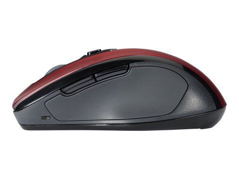 Kensington Pro Fit Mid-Size - Mysz - praworęczna - optyczna - bezprzewodowa - 2.4 GHz - odbiornik bezprzewodowy USB - czerwień r