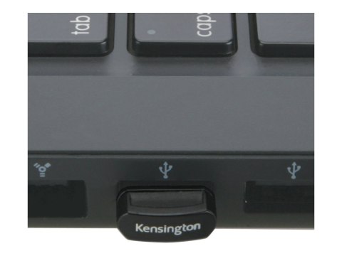 Kensington Pro Fit Mid-Size - Mysz - praworęczna - optyczna - bezprzewodowa - 2.4 GHz - odbiornik bezprzewodowy USB - zieleń szm
