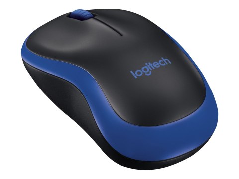 Logitech M185 - Mysz - optyczna - bezprzewodowa - 2.4 GHz - odbiornik bezprzewodowy USB - niebieski