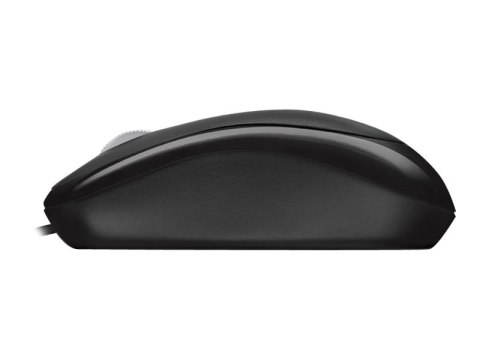 Microsoft Basic Optical Mouse - Mysz - prawo i leworęczna - optyczna - 3 przyciski - przewodowa - USB - czarny