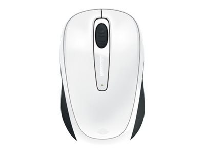 Microsoft Wireless Mobile Mouse 3500 - Mysz - prawo i leworęczna - optyczna - 3 przyciski - bezprzewodowa - 2.4 GHz - odbiornik 