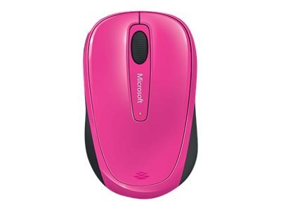 Microsoft Wireless Mobile Mouse 3500 - Mysz - prawo i leworęczna - optyczna - 3 przyciski - bezprzewodowa - 2.4 GHz - odbiornik 