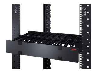 APC Cable Management - Panel do porządkowania kabli w obudowie z osłoną - czarny - 3U - Zgodność z TAA - dla P/N: SCL500RM1U, SM
