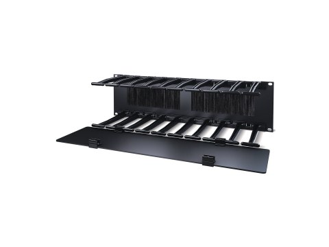 APC Cable Management - Panel do porządkowania kabli w obudowie z osłoną - czarny - 3U - Zgodność z TAA - dla P/N: SCL500RM1U, SM