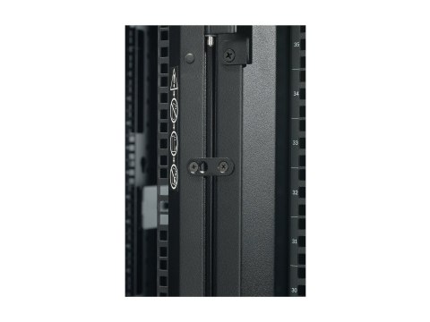 APC NetShelter SX Deep Enclosure Without Sides - Stojak szafa - czarny - 42U - 19" - Zgodność z TAA