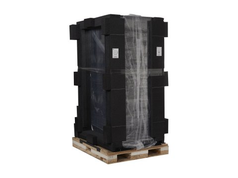 APC NetShelter SX Deep Enclosure with Sides Shock Packaging - Stojak - czarny - 42U - 19" - Zgodność z TAA