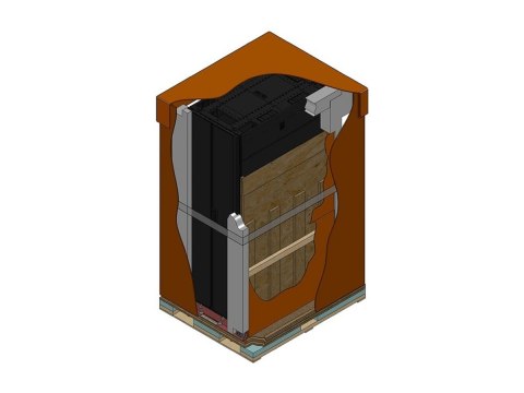 APC NetShelter SX Deep Enclosure with Sides Shock Packaging - Stojak - czarny - 42U - 19" - Zgodność z TAA
