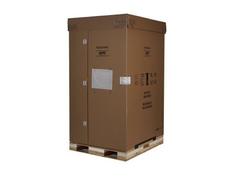 APC NetShelter SX Deep Enclosure with Sides Shock Packaging - Stojak - czarny - 42U - 19" - Zgodność z TAA