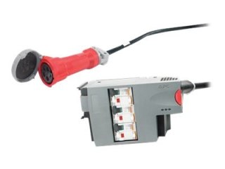 APC Power Distribution Module - Automatyczne odcięcie obwodu (moduł podłączany) - AC 400 V - trójfazowa - złącza wyjściowe: 1 - 