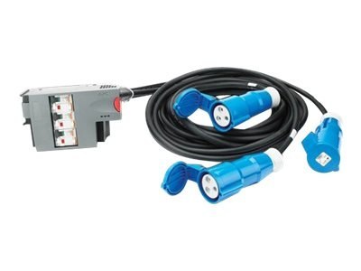APC Power Distribution Module - Automatyczne odcięcie obwodu (moduł podłączany) - AC 400 V - trójfazowa - złącza wyjściowe: 3 - 