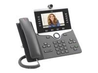 Cisco IP Phone 8865 - Wideofon IP - z aparat cyfrowy, interfejs Bluetooth - IEEE 802.11a/b/g/n/ac (Wi-Fi) - SIP, SDP - 5 linii -