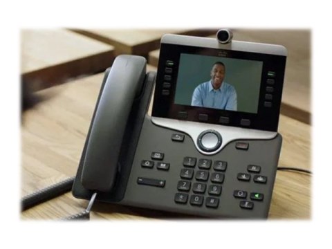 Cisco IP Phone 8865 - Wideofon IP - z aparat cyfrowy, interfejs Bluetooth - IEEE 802.11a/b/g/n/ac (Wi-Fi) - SIP, SDP - 5 linii -