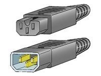 Cisco Jumper - Kabel zasilający - IEC 60320 C15 do IEC 60320 C14 - 69 cm - dla Catalyst 9200L, 9300L; MDS 9020, 9120, 9140, 9216