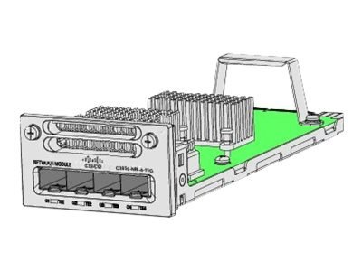 Cisco - Moduł rozszerzenia - 10GbE - 2 porty + 4 x współdz. SFP (miniGBIC) - dla Catalyst 3850-12, 3850-12X48, 3850-24, 3850-48