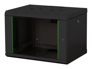 DIGITUS Professional DN-19 07-U-SW - Szafa - do montażu na ścianie - czarny, RAL 9005 - 7U - 19"