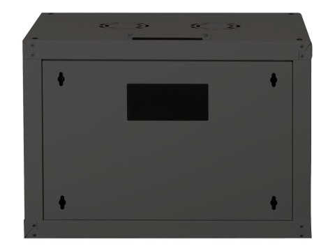 DIGITUS Professional DN-19 07-U-SW - Szafa - do montażu na ścianie - czarny, RAL 9005 - 7U - 19"