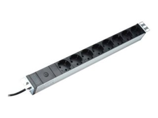 DIGITUS Professional DN-95410 - Linka dystrybucji zasilania (montowany w stojaku) - AC 250 V - 4000 wat - wejście: IEC 60320 C14