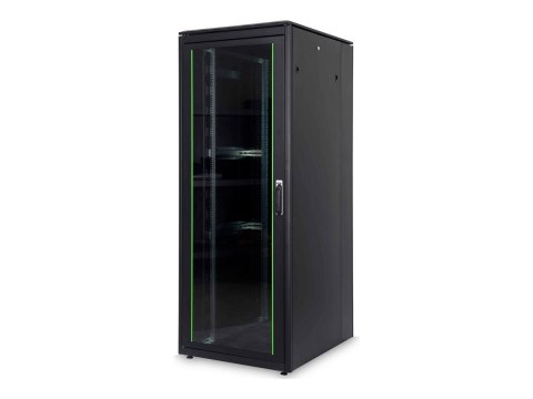 Digitus Unique DN-19 42U-8/10-B-1 - Stojak szafa - czarny, RAL 9005 - 42U - 19"