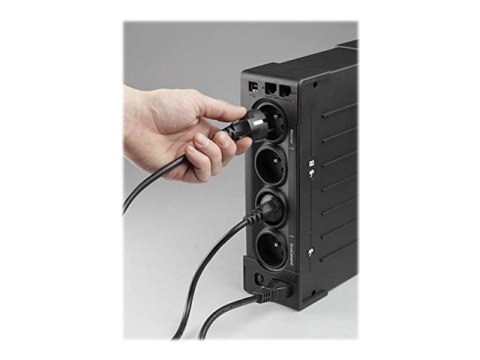 Eaton Ellipse ECO 800 FR USB - UPS - AC 230 V - 500 wat - 800 VA - USB - złącza wyjściowe: 4 - 2U - 19" - czarny