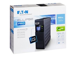 Eaton Ellipse PRO 1600 - UPS - AC 230 V - 1000 wat - 1600 VA - 9 Ah - USB - złącza wyjściowe: 8 - 2U - 19"