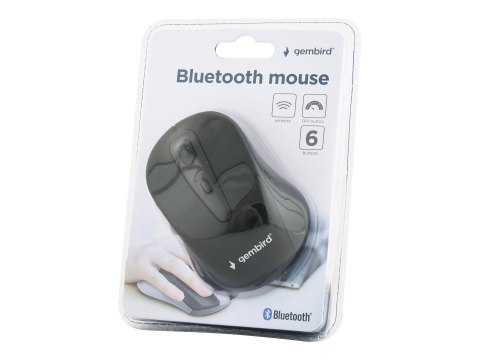 Gembird MUSWB2 - Mysz - optyczna - 6 przyciski - bezprzewodowa - Bluetooth
