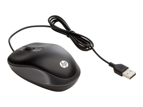 HP Travel - Mysz - optyczna - 3 przyciski - przewodowa - USB