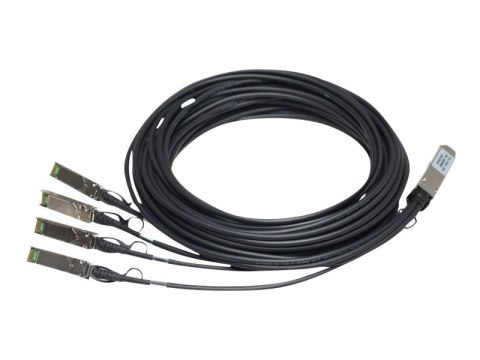 HPE X240 Direct Attach Copper Splitter Cable - Kabel sieciowy - SFP+ do QSFP+ - dla HPE 5900AF-48; Edgeline e920; FlexFabric 1.9