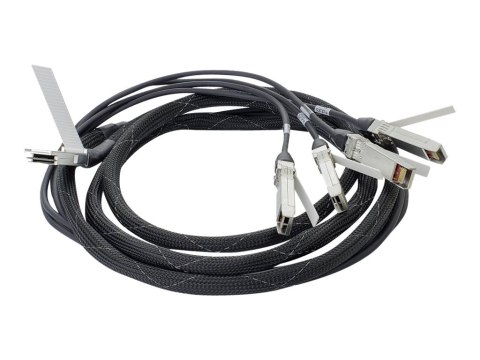 HPE Direct Attach Cable - Kabel sieciowy - SFP+ do QSFP+ - 3 m - dla CX 8360-12C V2, 8360-16Y2C V2