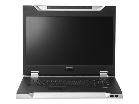 HPE LCD8500 - Konsola KVM - USB - 18.51" - do montowania w stojaku - 1600 x 1200 @ 60 Hz - 187 cd/m² - 700:1 - 16 ms - srebrny -