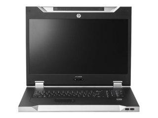 HPE LCD8500 - Konsola KVM - USB - 18.51" - do montowania w stojaku - 1600 x 1200 @ 60 Hz - 187 cd/m² - 700:1 - 16 ms - srebrny -