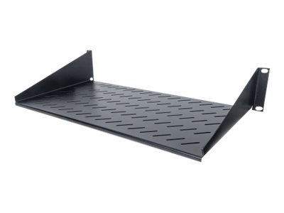 Intellinet 19" Cantilever Shelf, 2U, 2-Point Front Mount, 250mm Depth, Max 25kg, Black, Three Year Warranty - Półka do stojaka -
