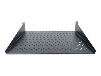 Intellinet 19" Cantilever Shelf, 2U, 2-Point Front Mount, 400mm Depth, Vented, Max 25kg, Black, Three Year Warranty - Półka do s