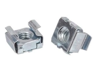 Intellinet Cage Nut Set, 20 Pack - M6 Nuts, Bolts and Washers, Suitable for Network Cabinets/Server Racks, Plastic Storage Jar, 