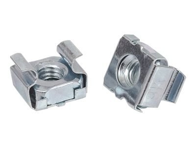 Intellinet Cage Nut Set, 20 Pack - M6 Nuts, Bolts and Washers, Suitable for Network Cabinets/Server Racks, Plastic Storage Jar, 