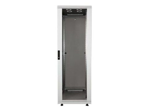 Intellinet Network Cabinet, Free Standing (Standard), 22U, Usable Depth 123 to 573mm/Width 503mm, Grey, Flatpack, Max 1500kg, Se