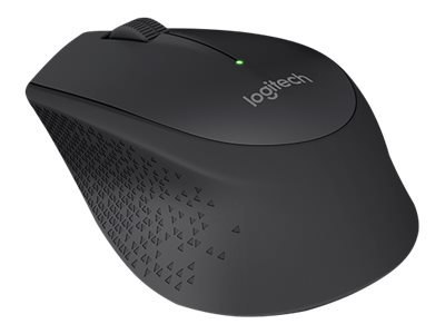 Logitech M280 - Mysz - praworęczna - optyczna - 3 przyciski - bezprzewodowa - 2.4 GHz - odbiornik bezprzewodowy USB - czarny