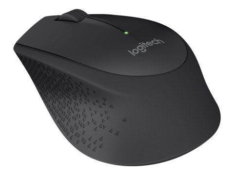 Logitech M280 - Mysz - praworęczna - optyczna - 3 przyciski - bezprzewodowa - 2.4 GHz - odbiornik bezprzewodowy USB - czarny