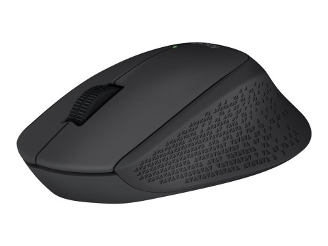 Logitech M280 - Mysz - praworęczna - optyczna - 3 przyciski - bezprzewodowa - 2.4 GHz - odbiornik bezprzewodowy USB - czarny
