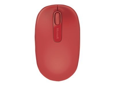 Microsoft Wireless Mobile Mouse 1850 - Mysz - prawo i leworęczna - optyczna - 3 przyciski - bezprzewodowa - 2.4 GHz - odbiornik 