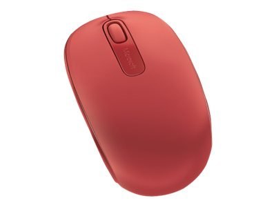 Microsoft Wireless Mobile Mouse 1850 - Mysz - prawo i leworęczna - optyczna - 3 przyciski - bezprzewodowa - 2.4 GHz - odbiornik 