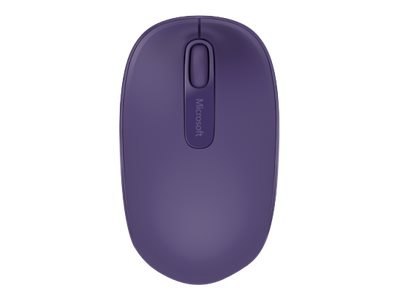 Microsoft Wireless Mobile Mouse 1850 - Mysz - prawo i leworęczna - optyczna - 3 przyciski - bezprzewodowa - 2.4 GHz - odbiornik 