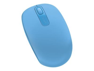 Microsoft Wireless Mobile Mouse 1850 - Mysz - prawo i leworęczna - optyczna - 3 przyciski - bezprzewodowa - 2.4 GHz - odbiornik 