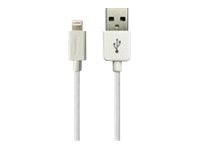 Sandberg - Kabel danych / ładowania - USB męski do Lightning męski - 1 m - biały