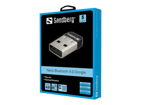 Sandberg Nano Bluetooth 4.0 Dongle - Adapter sieciowy - USB 2.0 - Bluetooth 4.0