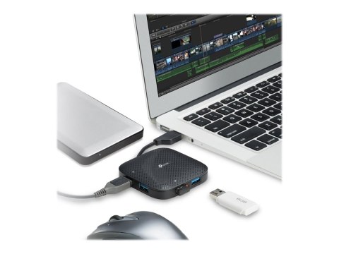 TP-Link UH400 - Koncentrator - 4 x SuperSpeed USB 3.0 - stacjonarny