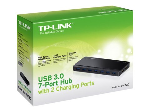 TP-Link UH720 - Koncentrator - 7 x SuperSpeed USB 3.0 - stacjonarny