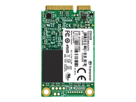 Transcend MSA370 - SSD - 256 GB - wewnętrzny - mSATA - SATA 6Gb/s