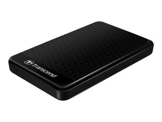 Transcend StoreJet 25A3 - Dysk twardy - 2 TB - zewnętrzny (przenośne) - 2,5" - USB 3.0 - czarny