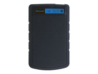 Transcend StoreJet 25H3B - Dysk twardy - 1 TB - zewnętrzny (przenośne) - 2,5" - USB 3.0