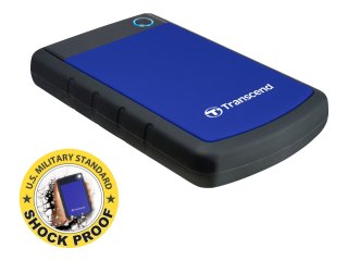 Transcend StoreJet 25H3B - Dysk twardy - 2 TB - zewnętrzny (przenośne) - 2,5" - USB 3.0